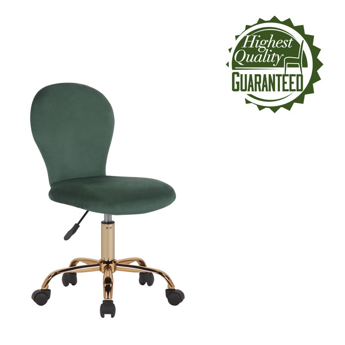 Etta Avenue™ Colm Velvet Task Chair & Reviews Wayfair